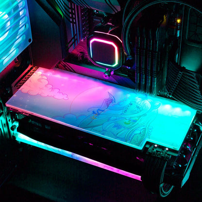 Flying Dreams RGB GPU Backplate - Piumeli - V1Tech