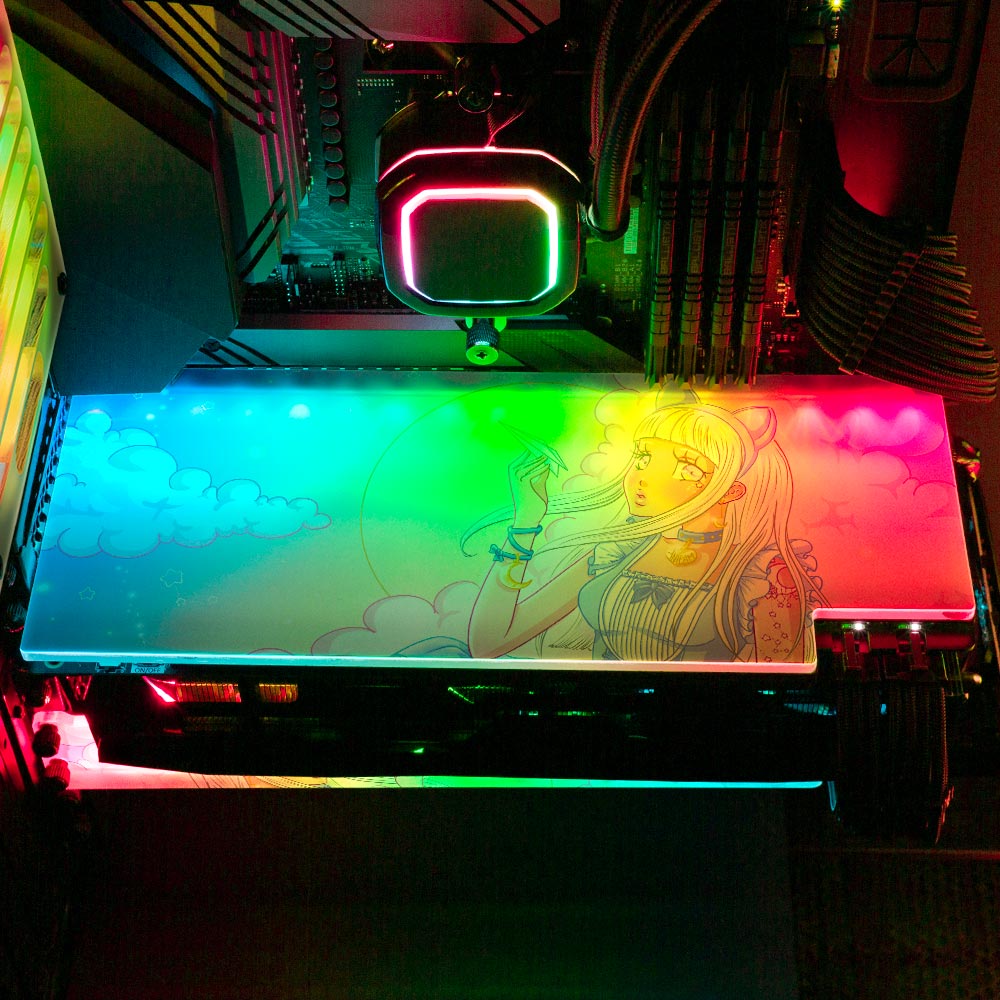 Flying Dreams RGB GPU Backplate - Piumeli - V1Tech