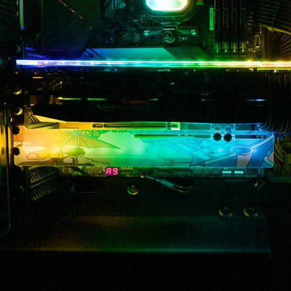 Flying Island RGB GPU Support Bracket - Seerlight - V1Tech