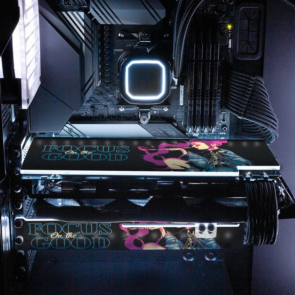 Focus Geisha RGB GPU Backplate - HeyMoonly - V1Tech