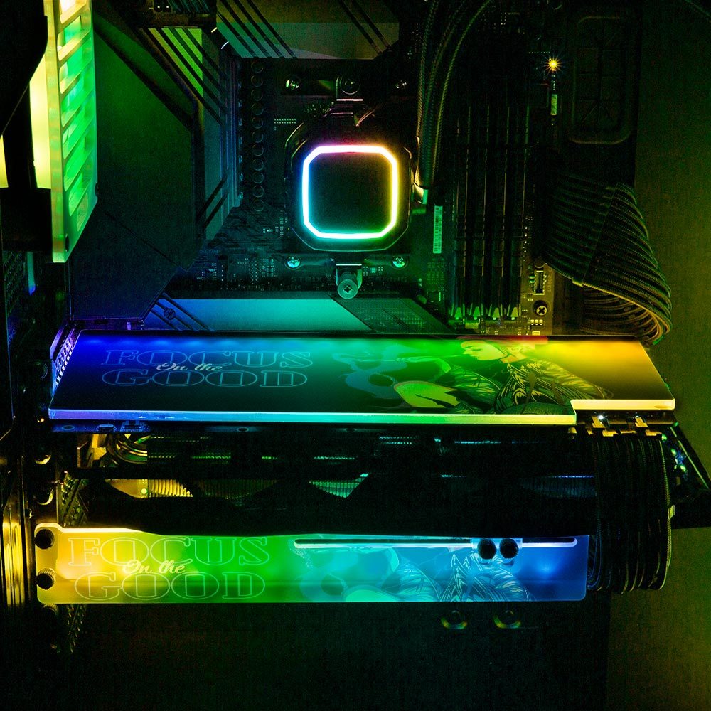 Focus Geisha RGB GPU Backplate - HeyMoonly - V1Tech