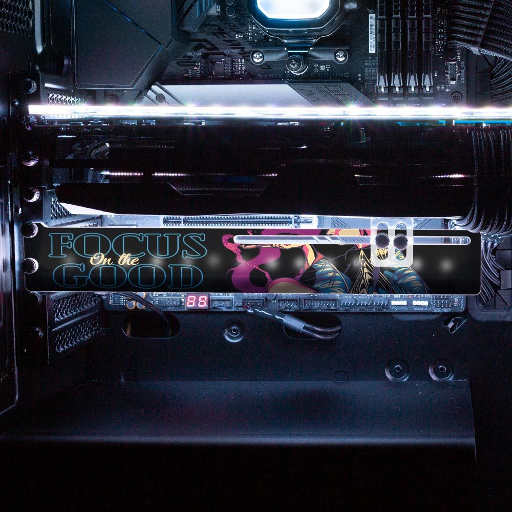 Focus Geisha RGB GPU Support Bracket - HeyMoonly - V1Tech