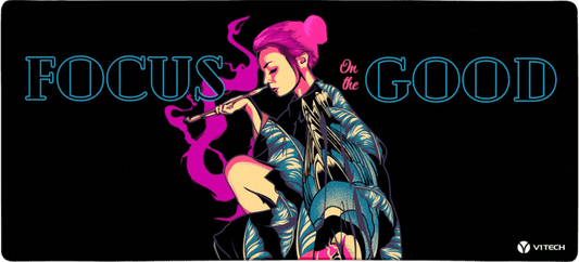 Focus Geisha X-Large Mouse Pad - HeyMoonly - V1Tech