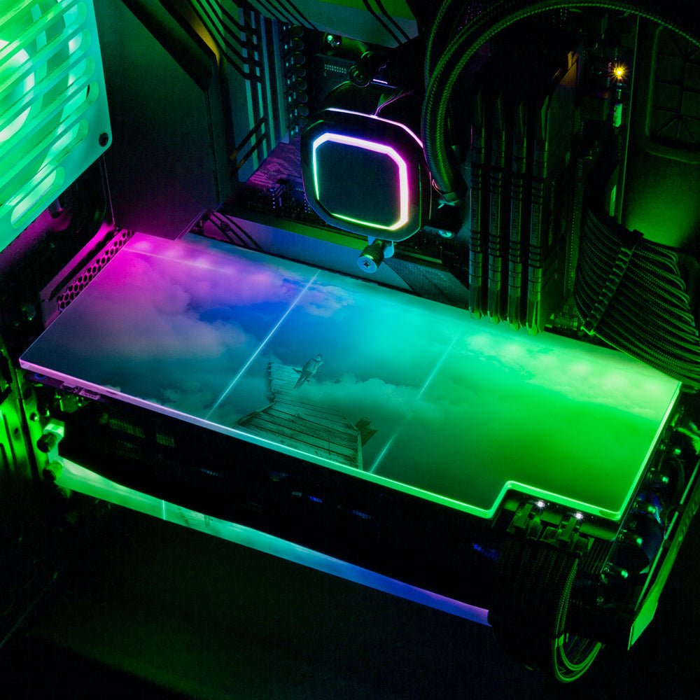 Follow Your Vision RGB GPU Backplate - Perphotal - V1Tech