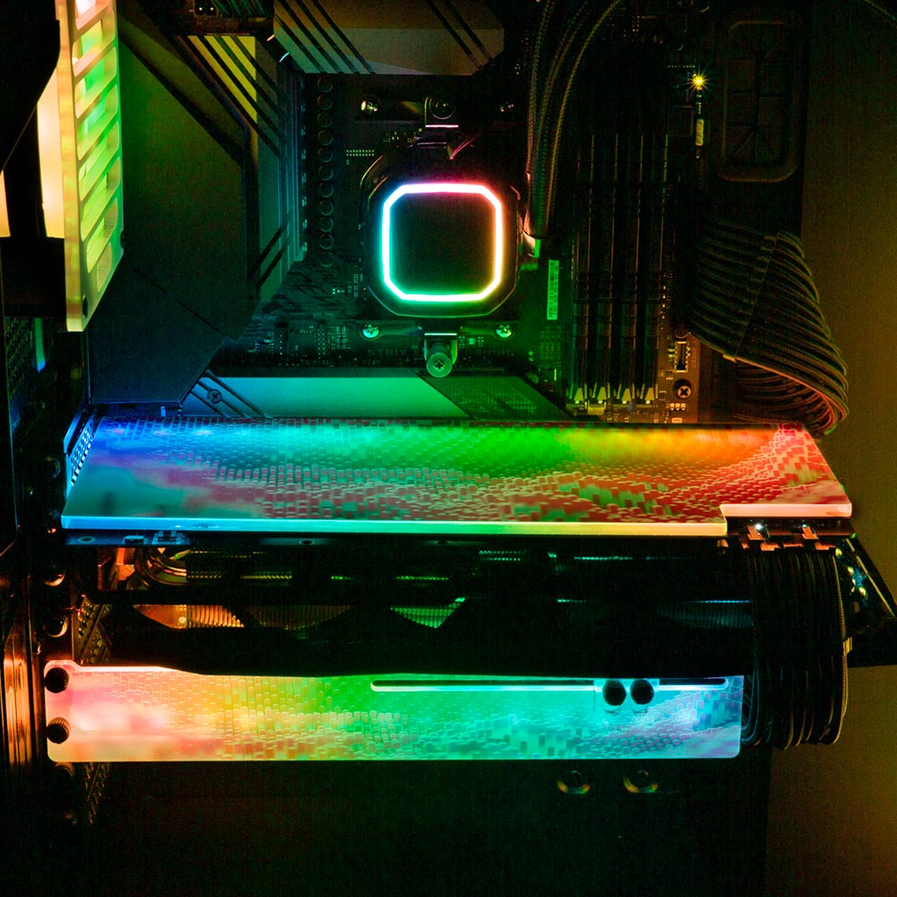 Frown Clown RGB GPU Backplate - The Dizzy Viper - V1Tech