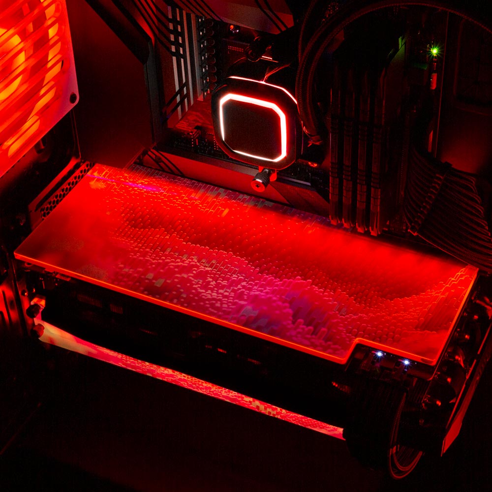 Frown Clown RGB GPU Backplate - The Dizzy Viper - V1Tech