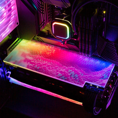 Frown Clown RGB GPU Backplate - The Dizzy Viper - V1Tech