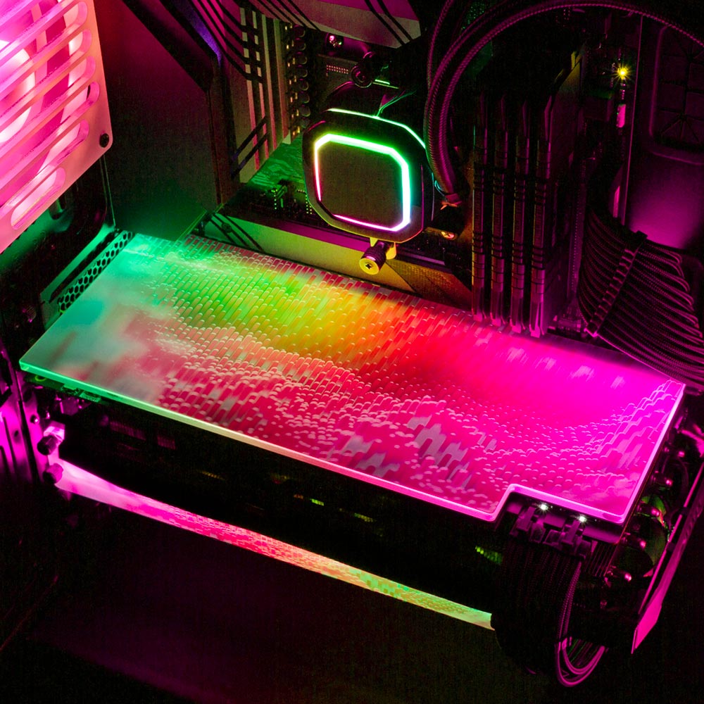 Frown Clown RGB GPU Backplate - The Dizzy Viper - V1Tech