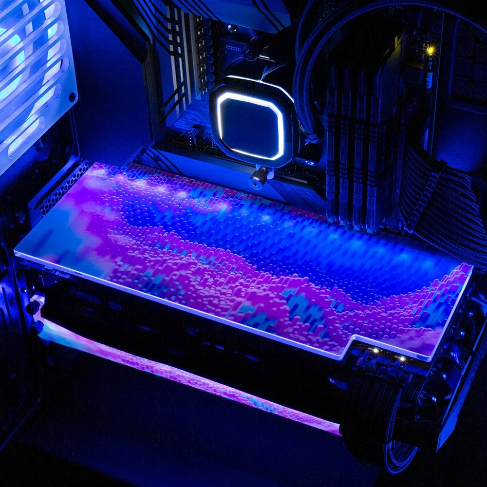 Frown Clown RGB GPU Backplate - The Dizzy Viper - V1Tech