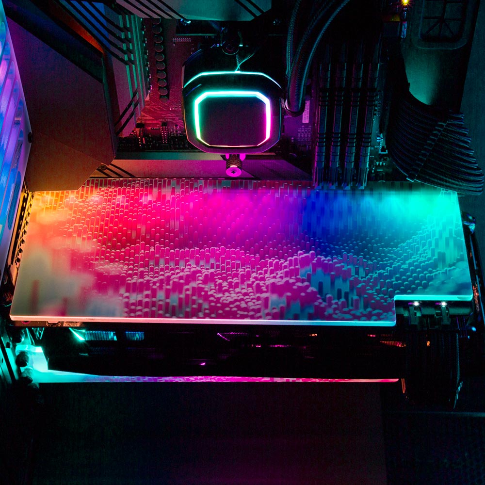 Frown Clown RGB GPU Backplate - The Dizzy Viper - V1Tech