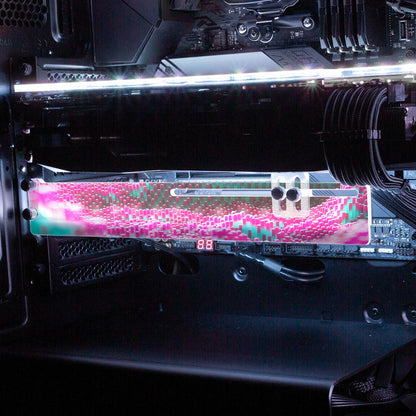 Frown Clown RGB GPU Support Bracket - The Dizzy Viper - V1Tech