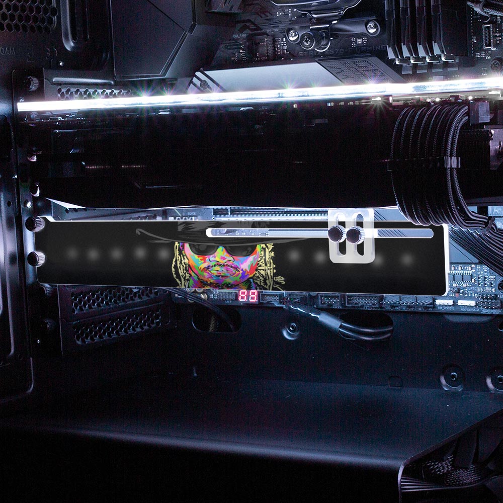 Futuredrome RGB GPU Support Bracket - Technodrome1 - V1Tech