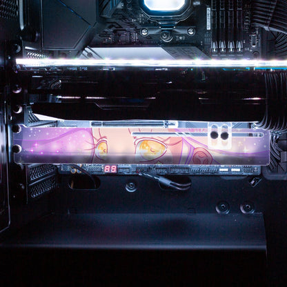 Galaxy Girl RGB GPU Support Bracket - Piumeli - V1Tech