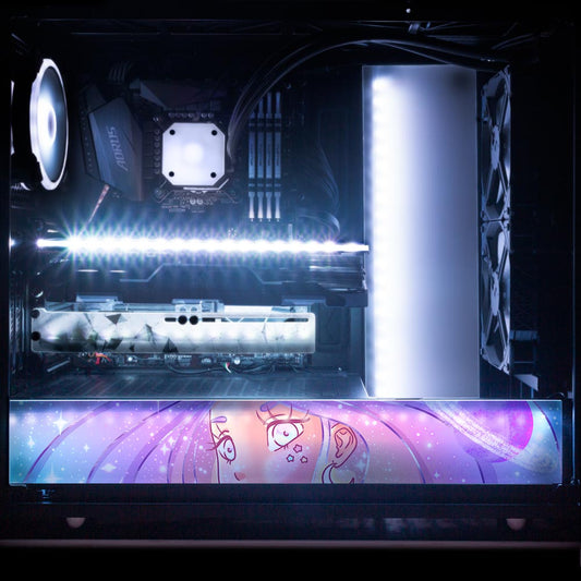 Galaxy Pastel Girl RGB PSU Shroud Cover - Piumeli - V1Tech