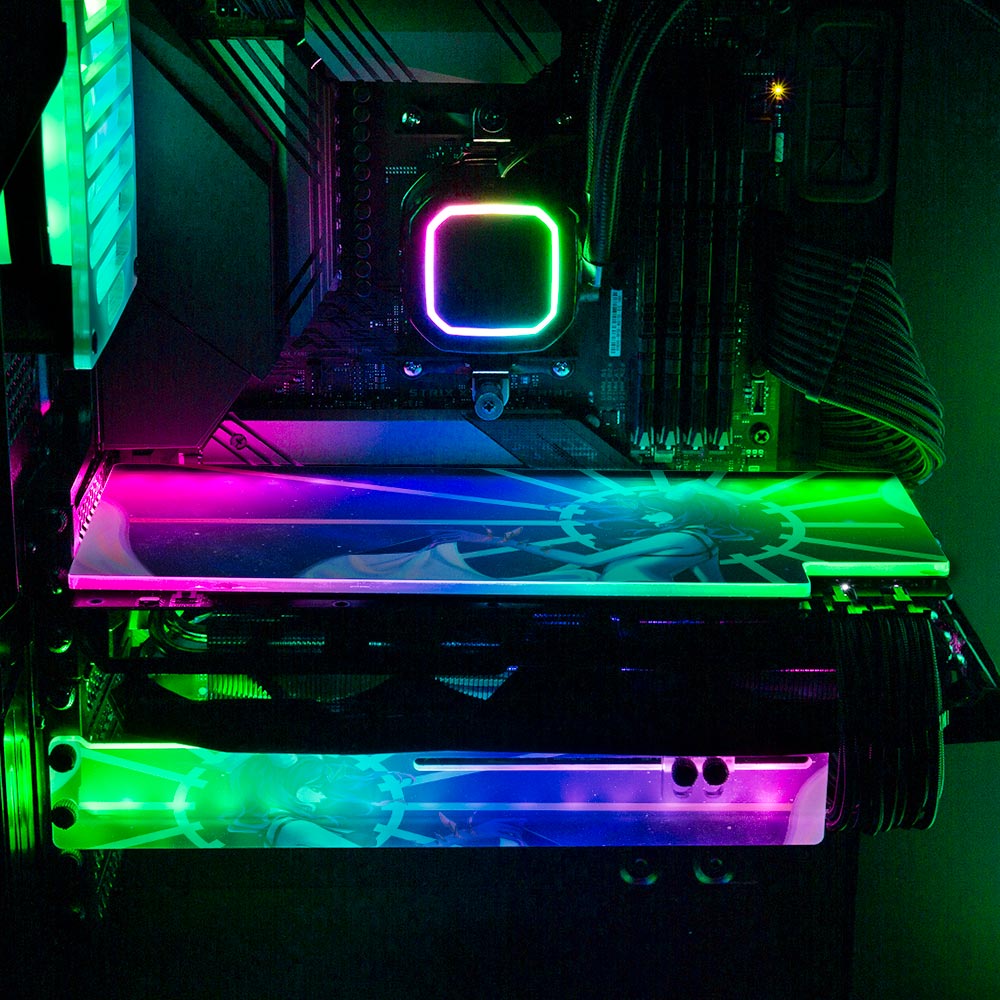 Galaxy Void Walker RGB GPU Backplate - Ghost Data - V1Tech