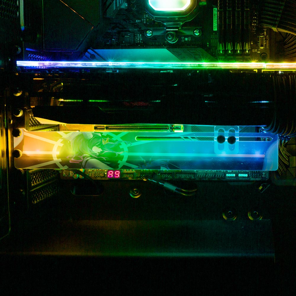 Galaxy Void Walker RGB GPU Support Bracket - Ghost Data - V1Tech