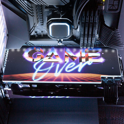 Game Over RGB GPU Backplate - Devil May Create - V1Tech