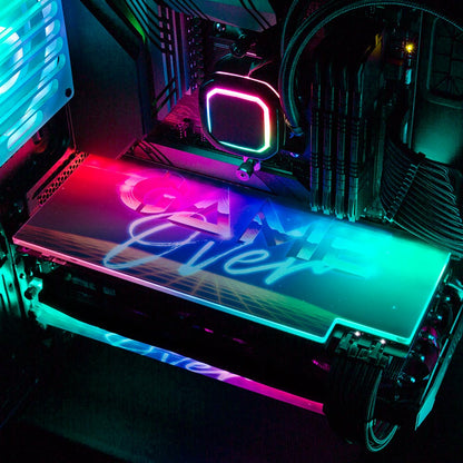 Game Over RGB GPU Backplate - Devil May Create - V1Tech