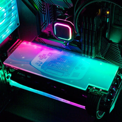 GameSoy Vending RGB GPU Backplate - Aris Roth - V1Tech