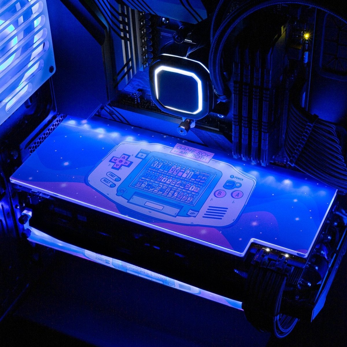 GameSoy Vending RGB GPU Backplate - Aris Roth - V1Tech