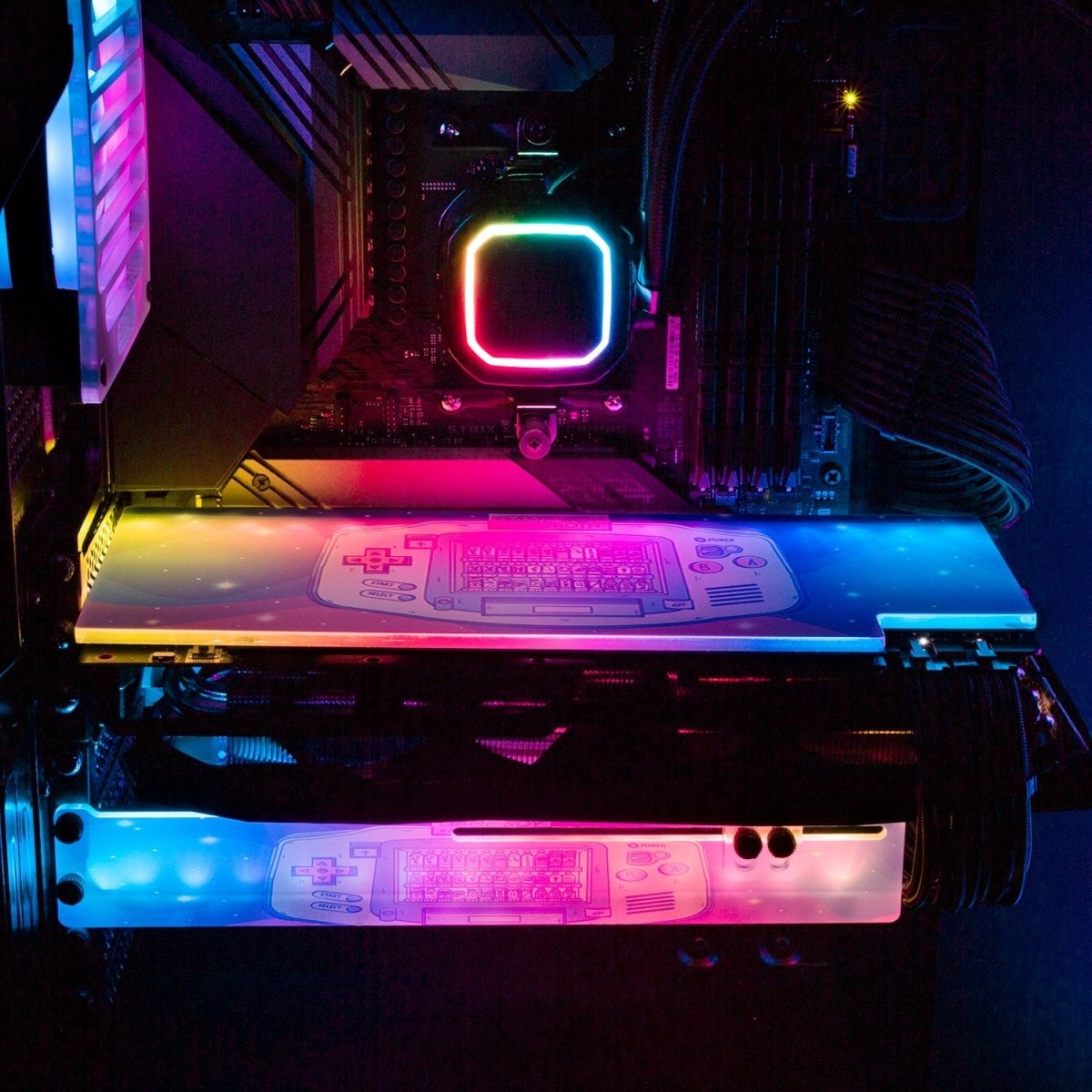 GameSoy Vending RGB GPU Backplate - Aris Roth - V1Tech