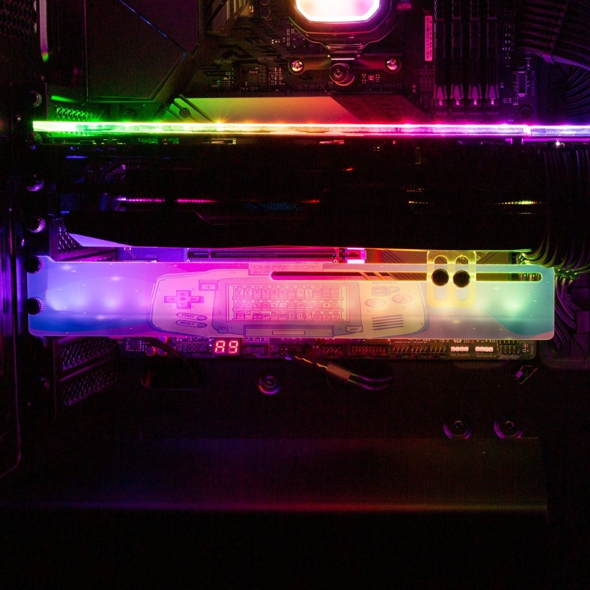 GameSoy Vending RGB GPU Support Bracket - Aris Roth - V1Tech