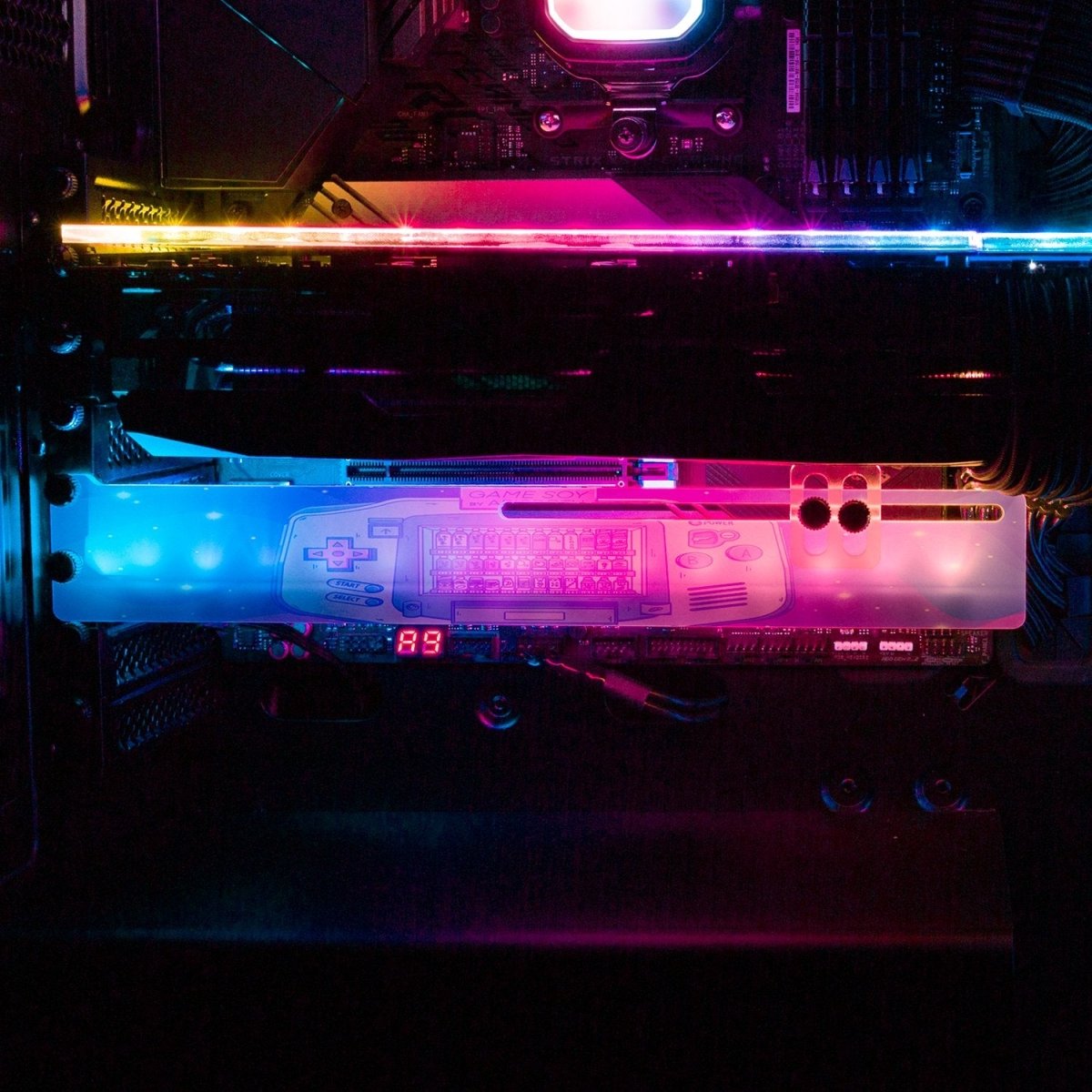 GameSoy Vending RGB GPU Support Bracket - Aris Roth - V1Tech