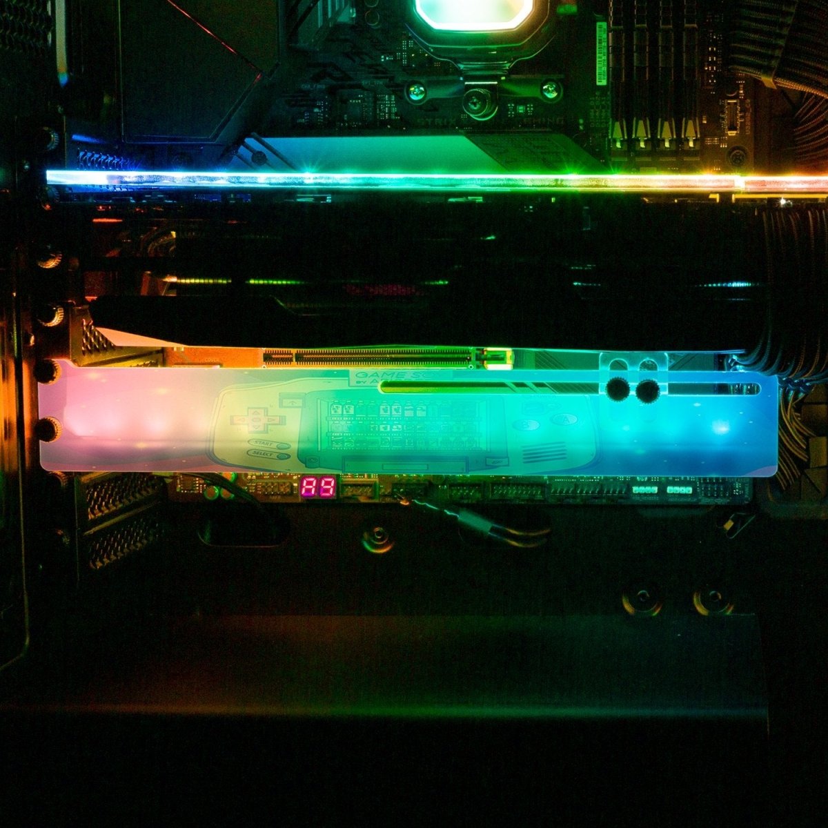 GameSoy Vending RGB GPU Support Bracket - Aris Roth - V1Tech