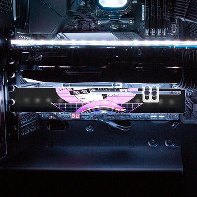 Geisha Wave RGB GPU Support Bracket