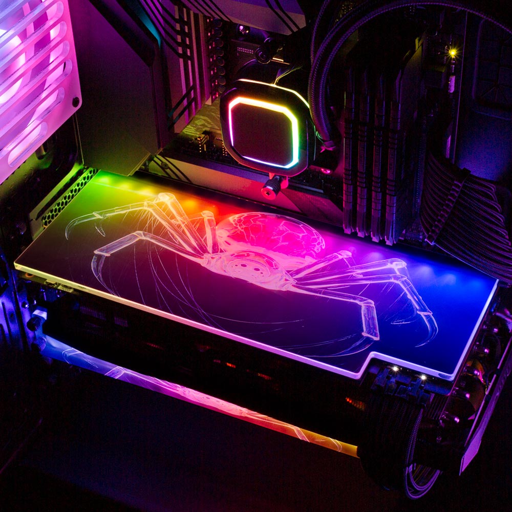 Get Expanded RGB GPU Backplate - Itwasleo - V1Tech