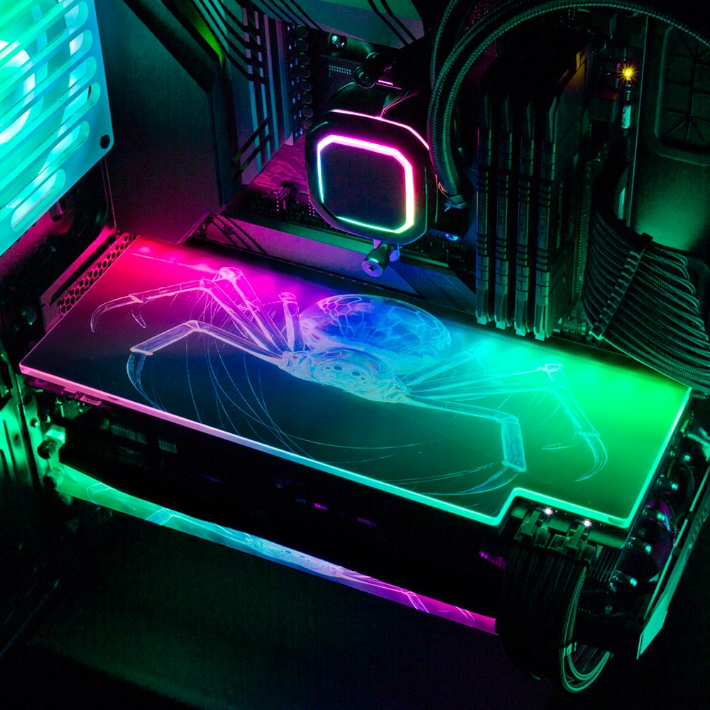 Get Expanded RGB GPU Backplate - Itwasleo - V1Tech