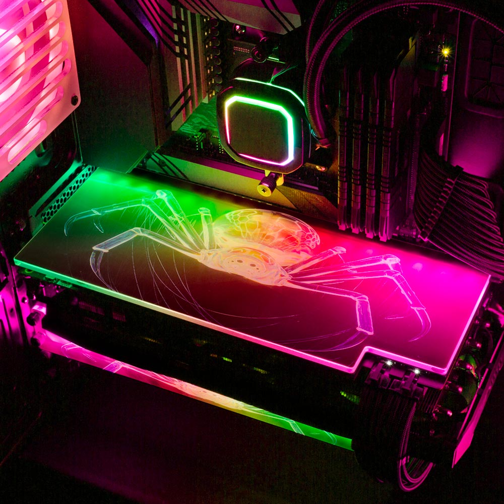 Get Expanded RGB GPU Backplate - Itwasleo - V1Tech