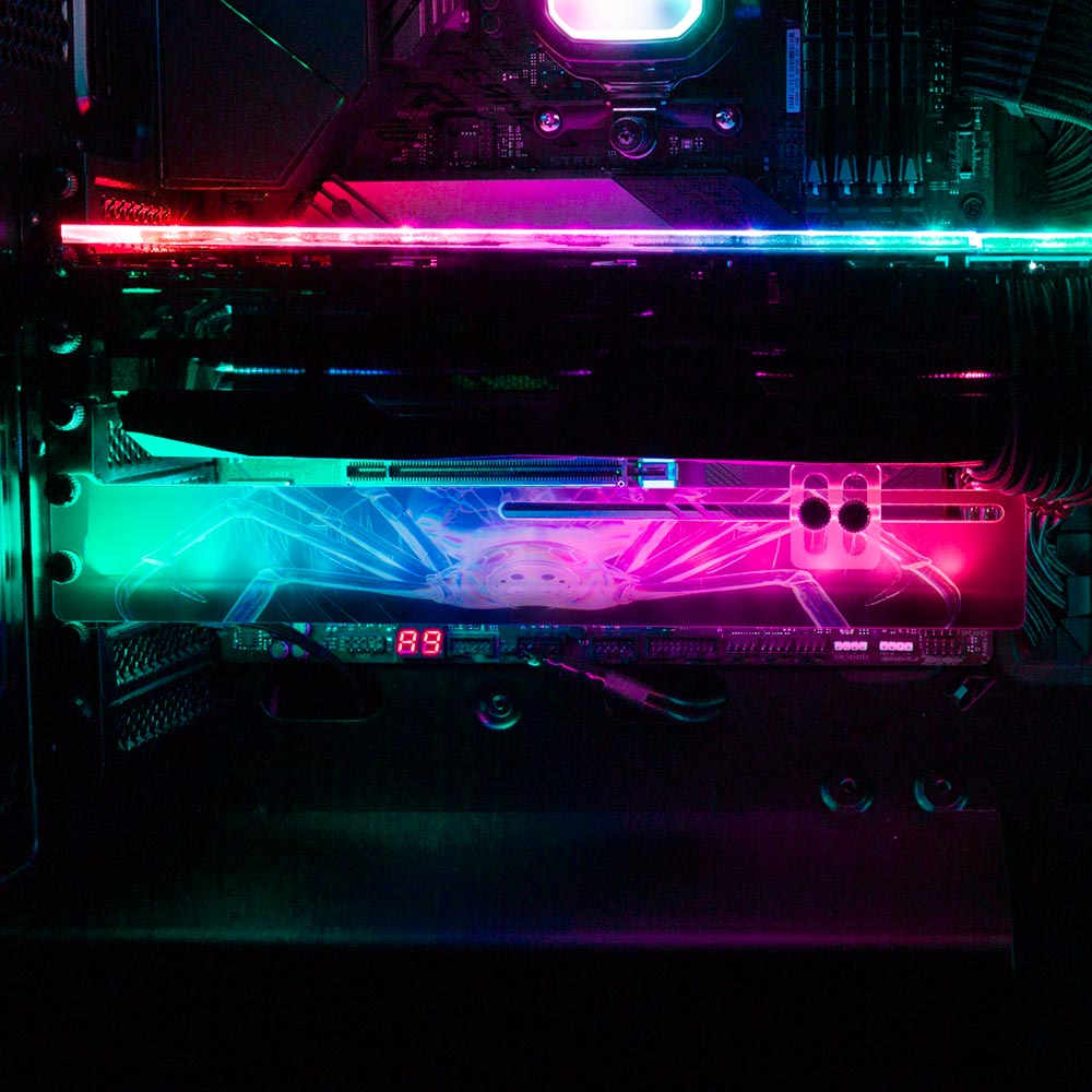 Get Expanded RGB GPU Support Bracket - Itwasleo - V1Tech