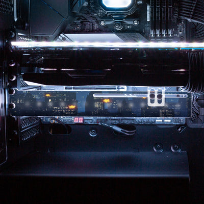 Girl On the the Moon RGB GPU Support Bracket