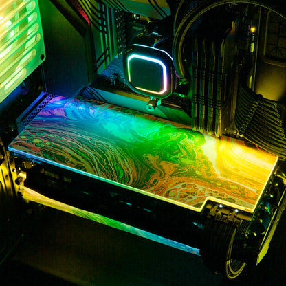 Glorious You RGB GPU Backplate - Geoglyser - V1Tech