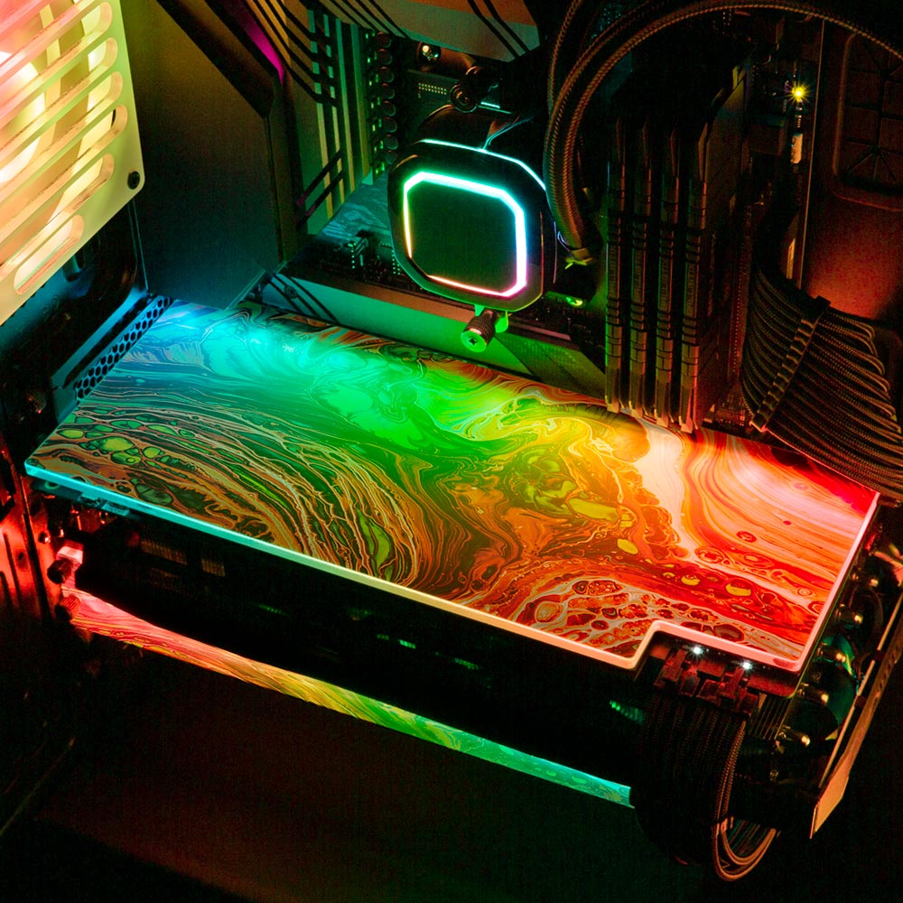 Glorious You RGB GPU Backplate - Geoglyser - V1Tech