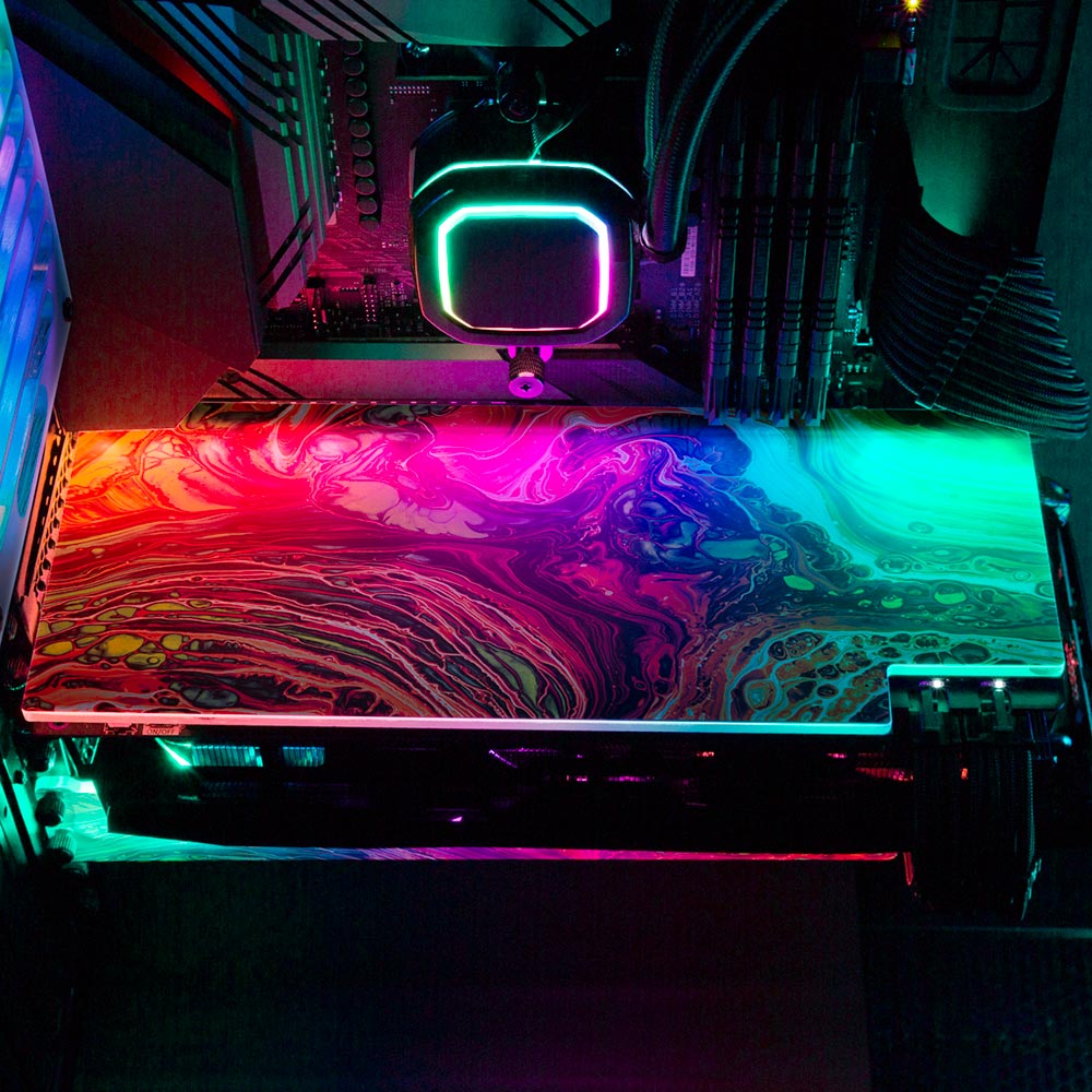 Glorious You RGB GPU Backplate - Geoglyser - V1Tech