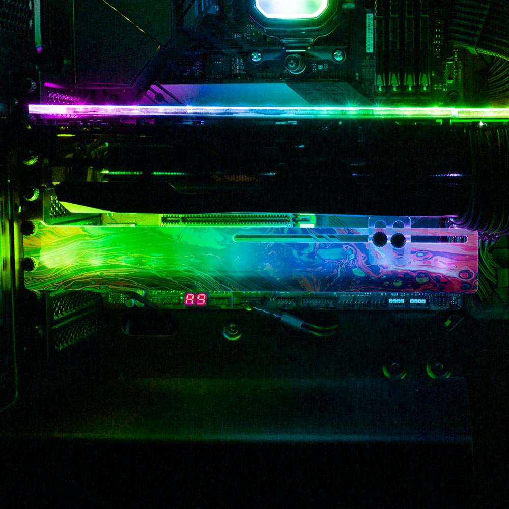 Glorious You RGB GPU Support Bracket - Geoglyser - V1Tech