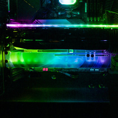 Glowing Night RGB GPU Support Bracket - Ismaeel Shaikh - V1Tech