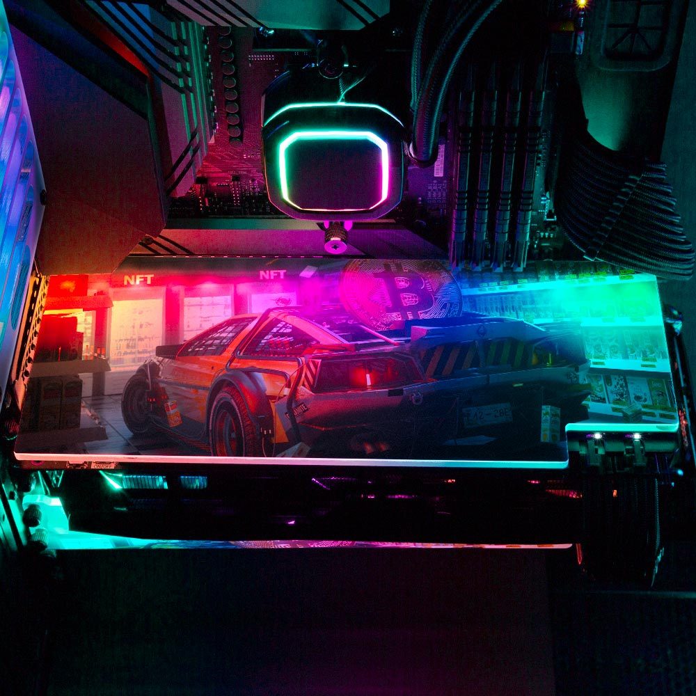 Go and Buy It RGB GPU Backplate - Skie Graphic Studio - V1Tech