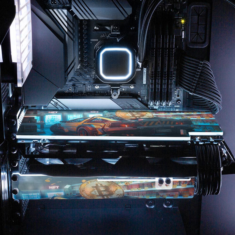 Go and Buy It RGB GPU Backplate - Skie Graphic Studio - V1Tech