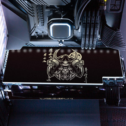 Gold Samurai RGB GPU Backplate - Daniele Caruso - V1Tech