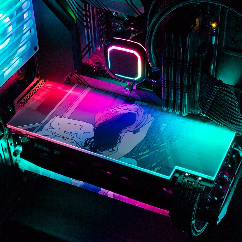 Goodnight City RGB GPU Backplate - Annicelric - V1Tech