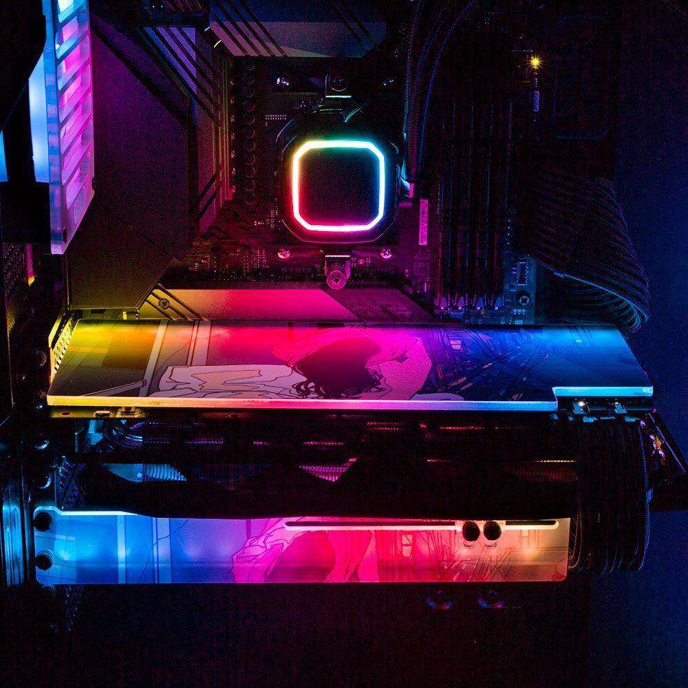 Goodnight City RGB GPU Backplate - Annicelric - V1Tech