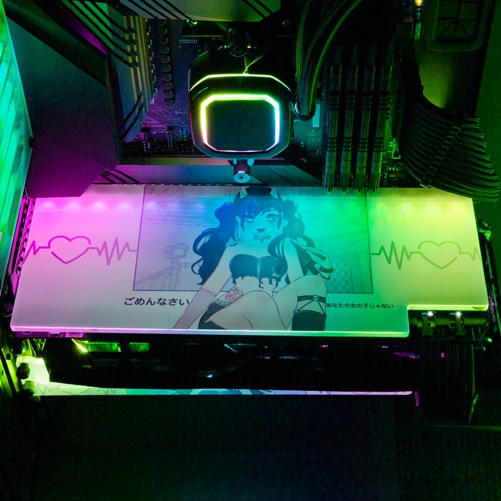 Gothic Demon RGB GPU Backplate - YacilArt - V1Tech