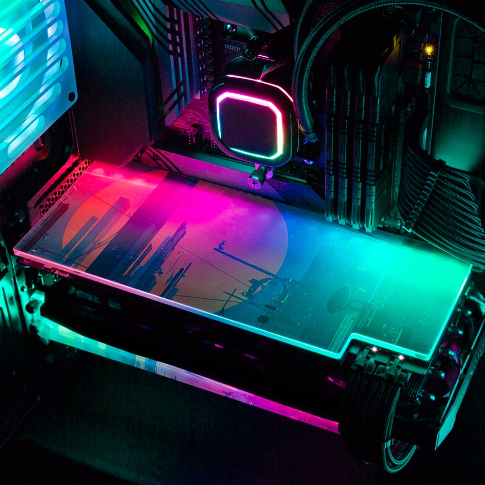 Grand Challenge RGB GPU Backplate - Dan Giuz - V1Tech