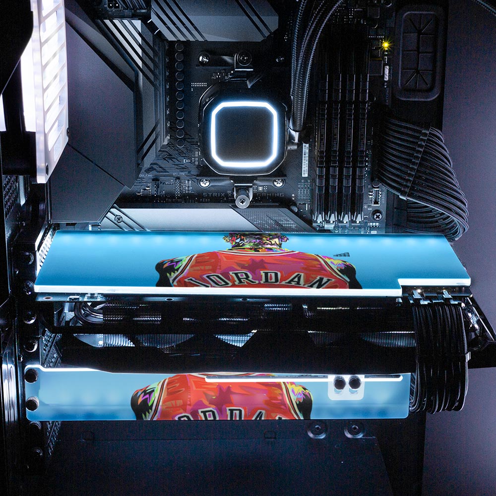 Greatest Athlete RGB GPU Backplate - Technodrome1 - V1Tech