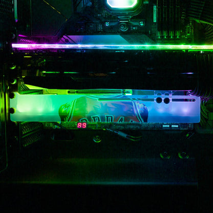 Greatest Athlete RGB GPU Support Bracket - Technodrome1 - V1Tech