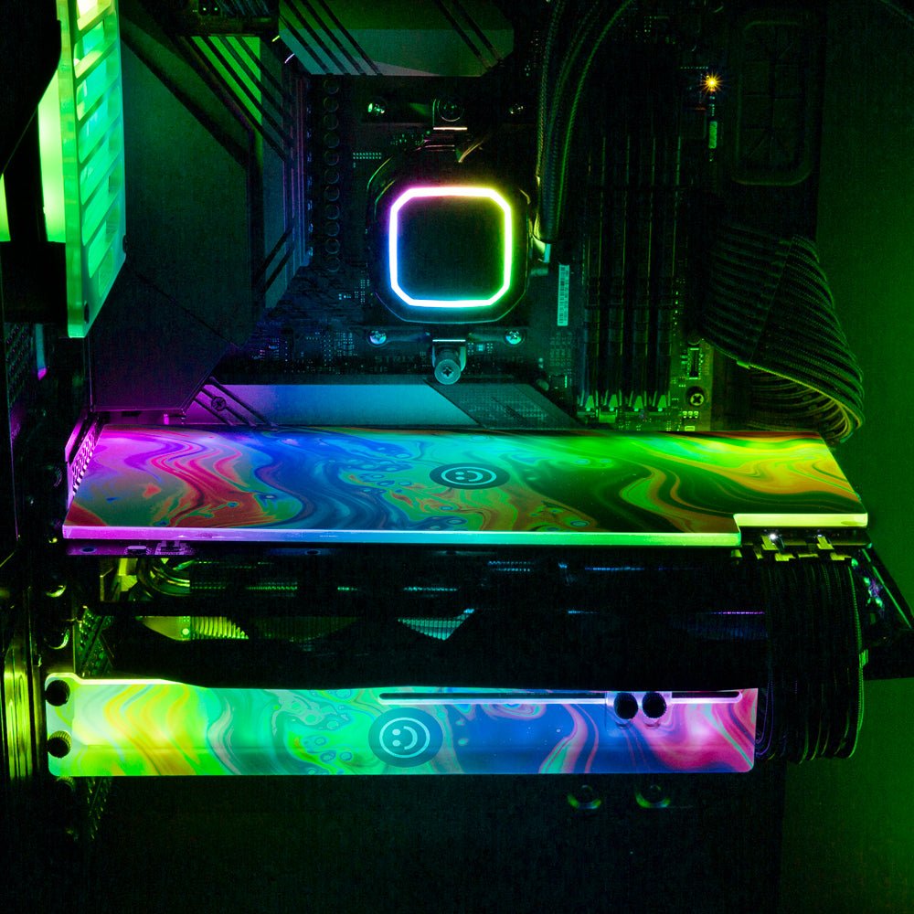 Happy RGB GPU Backplate - Maalavidaa - V1Tech