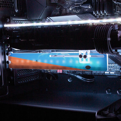 Heavenly Union RGB GPU Support Bracket - Spectacular.way - V1Tech